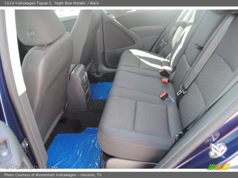 Night Blue Metallic / Black 2014 Volkswagen Tiguan S