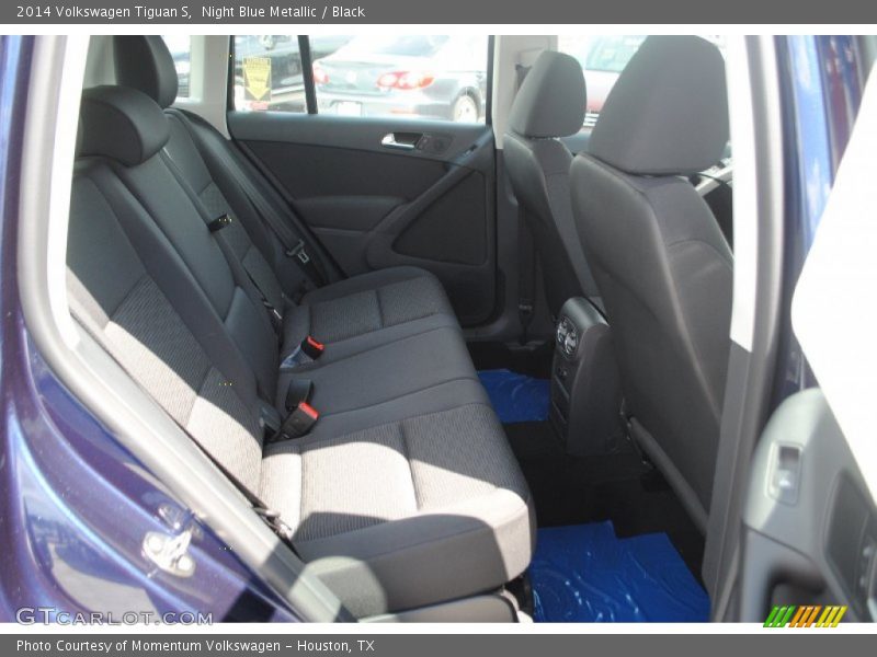 Night Blue Metallic / Black 2014 Volkswagen Tiguan S