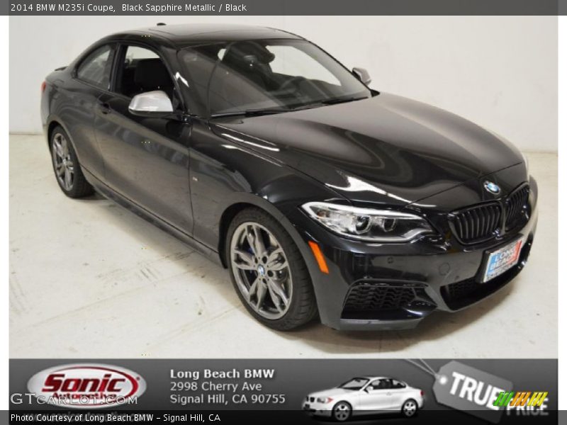 Black Sapphire Metallic / Black 2014 BMW M235i Coupe