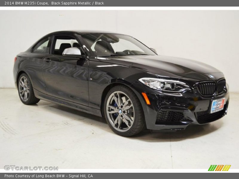 Black Sapphire Metallic / Black 2014 BMW M235i Coupe