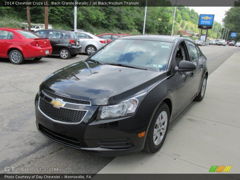 Black Granite Metallic / Jet Black/Medium Titanium 2014 Chevrolet Cruze LS