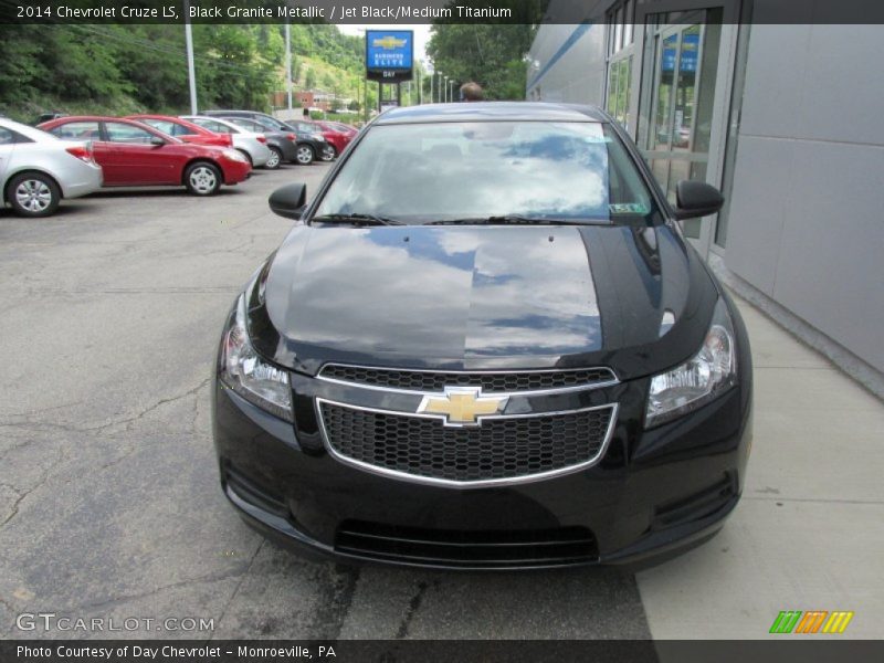 Black Granite Metallic / Jet Black/Medium Titanium 2014 Chevrolet Cruze LS