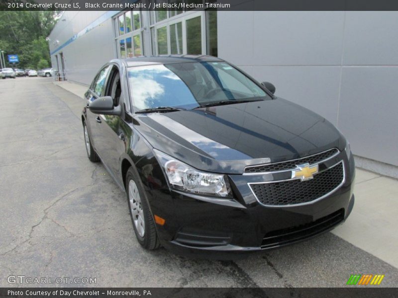 Black Granite Metallic / Jet Black/Medium Titanium 2014 Chevrolet Cruze LS