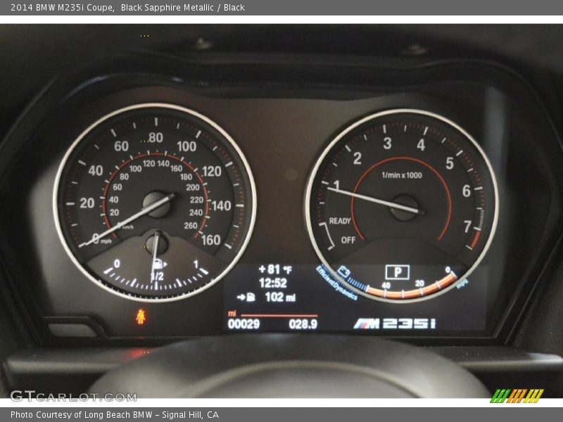  2014 M235i Coupe Coupe Gauges