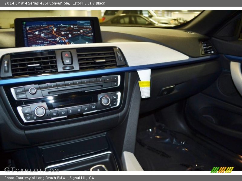 Estoril Blue / Black 2014 BMW 4 Series 435i Convertible