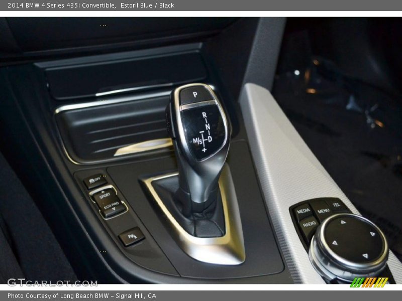 Estoril Blue / Black 2014 BMW 4 Series 435i Convertible