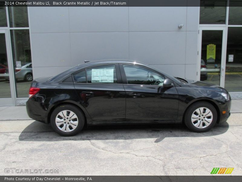 Black Granite Metallic / Jet Black/Titanium 2014 Chevrolet Malibu LS