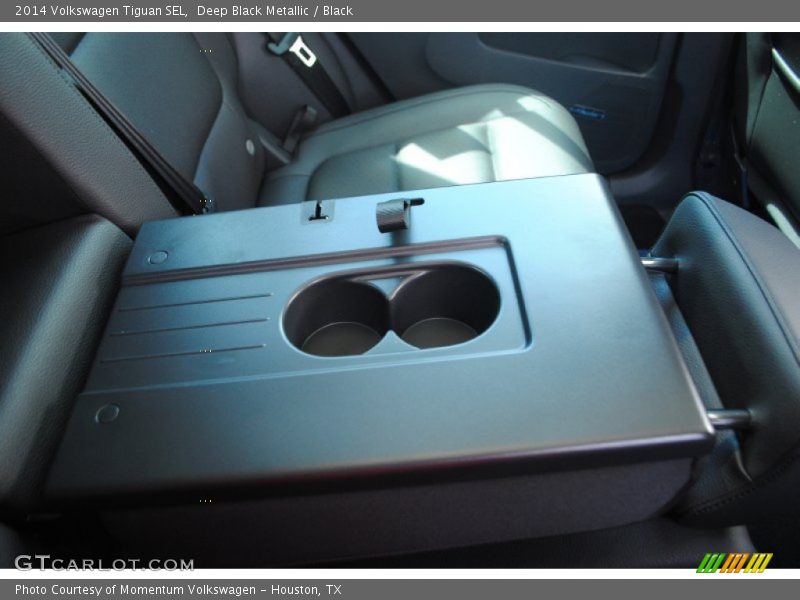 Deep Black Metallic / Black 2014 Volkswagen Tiguan SEL