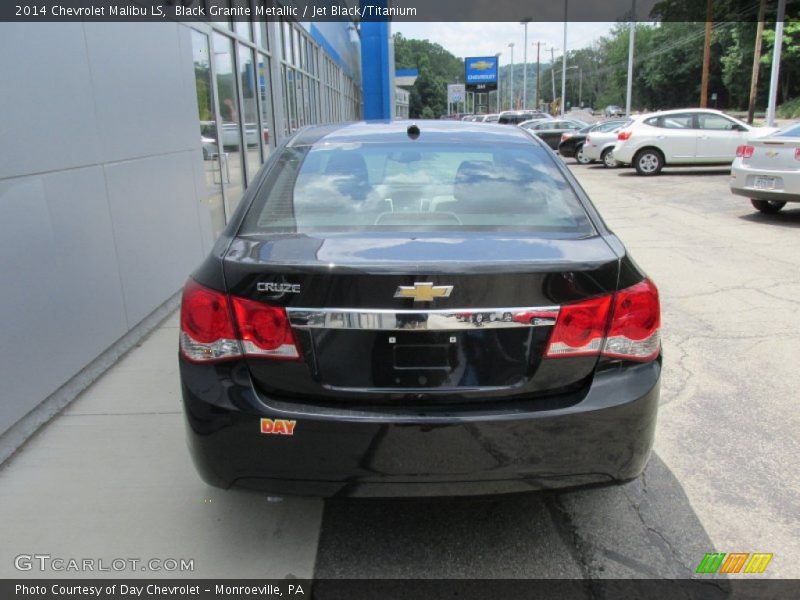 Black Granite Metallic / Jet Black/Titanium 2014 Chevrolet Malibu LS