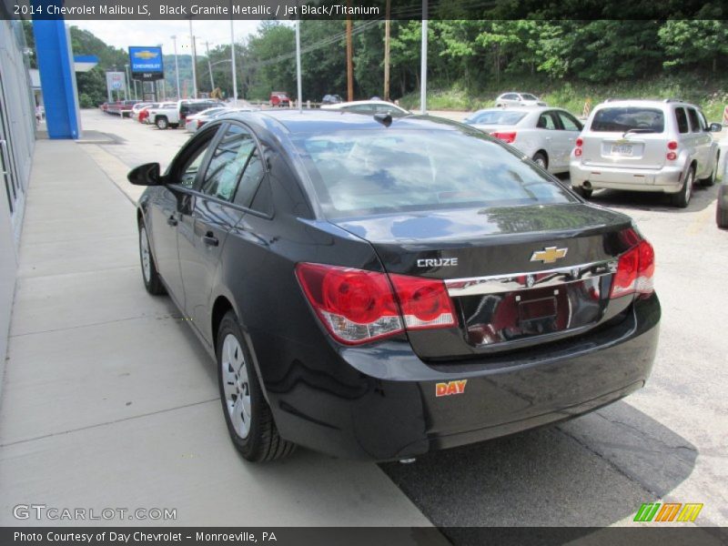 Black Granite Metallic / Jet Black/Titanium 2014 Chevrolet Malibu LS