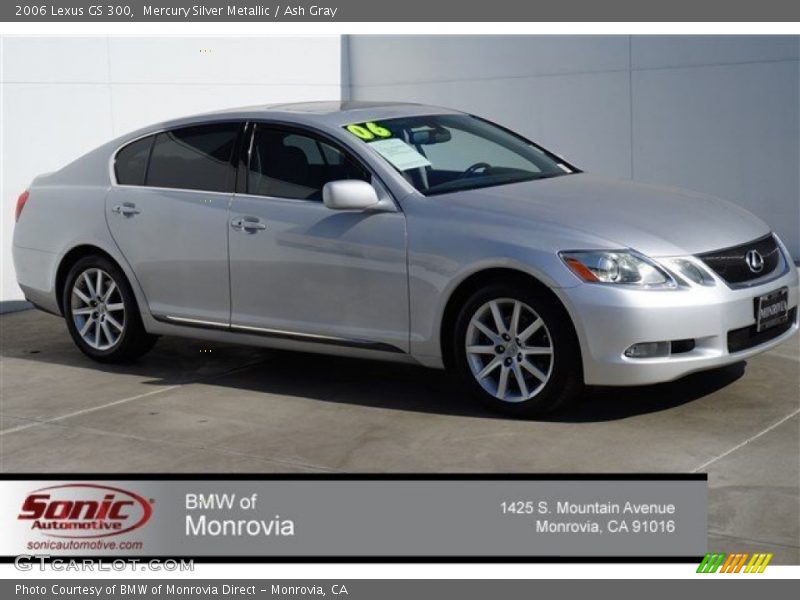 Mercury Silver Metallic / Ash Gray 2006 Lexus GS 300
