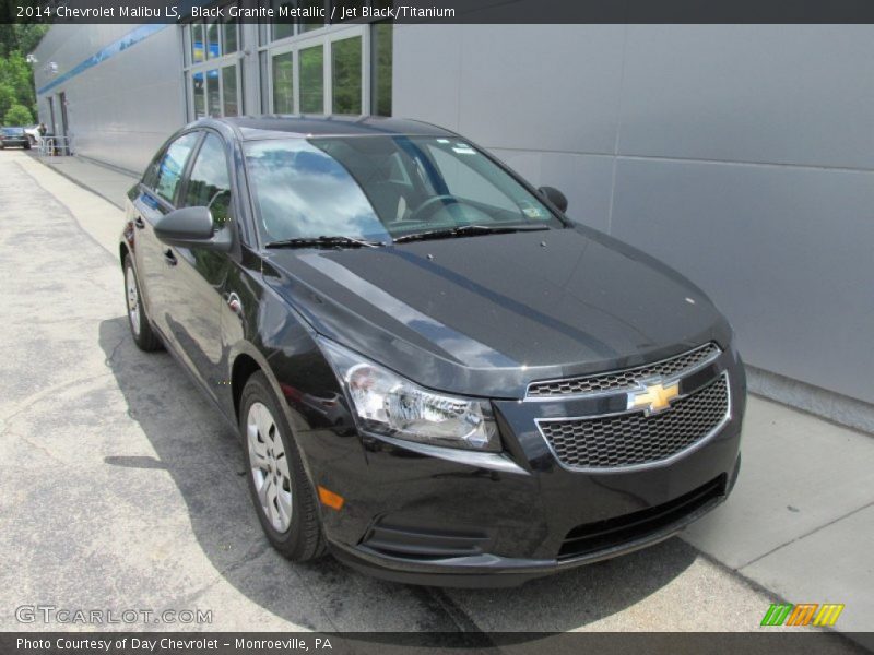 Black Granite Metallic / Jet Black/Titanium 2014 Chevrolet Malibu LS