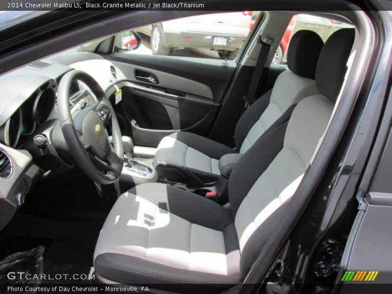 Black Granite Metallic / Jet Black/Titanium 2014 Chevrolet Malibu LS