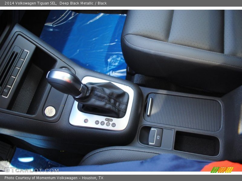 Deep Black Metallic / Black 2014 Volkswagen Tiguan SEL