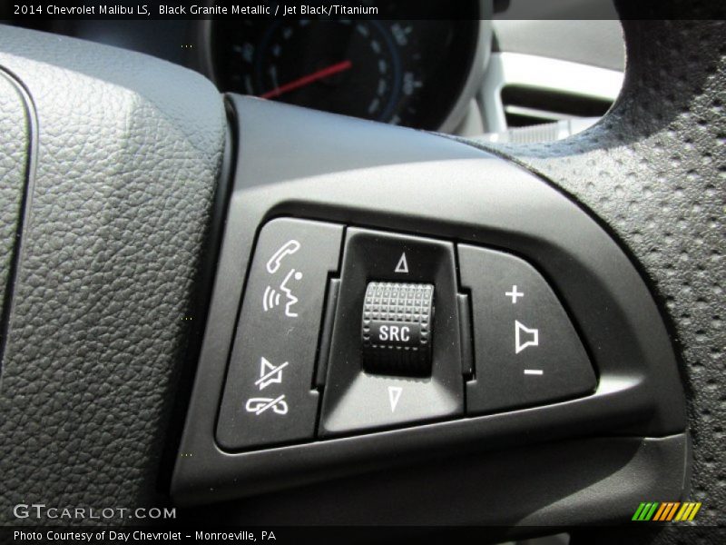 Black Granite Metallic / Jet Black/Titanium 2014 Chevrolet Malibu LS