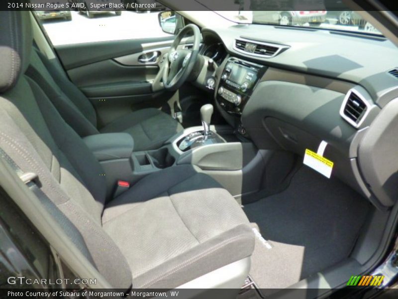Super Black / Charcoal 2014 Nissan Rogue S AWD