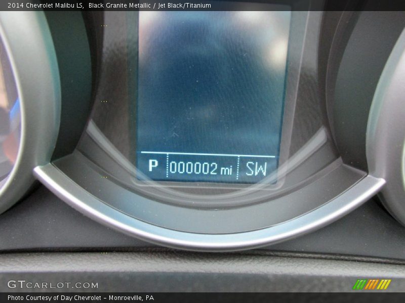 Black Granite Metallic / Jet Black/Titanium 2014 Chevrolet Malibu LS
