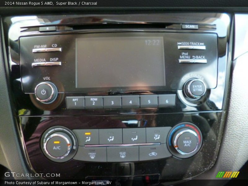 Super Black / Charcoal 2014 Nissan Rogue S AWD