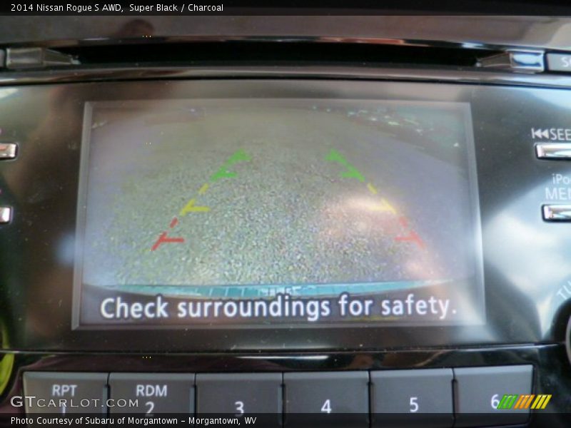 Super Black / Charcoal 2014 Nissan Rogue S AWD
