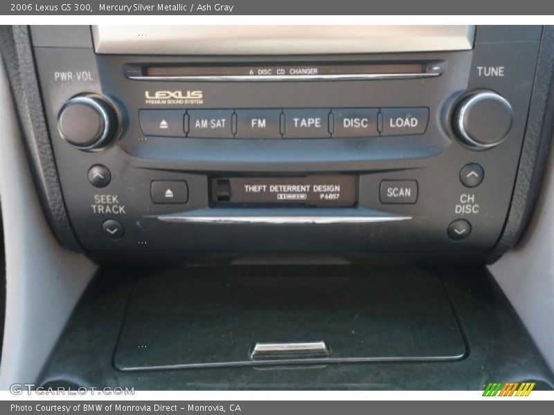 Mercury Silver Metallic / Ash Gray 2006 Lexus GS 300