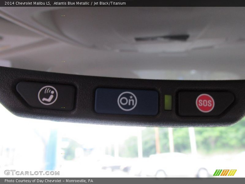 Atlantis Blue Metallic / Jet Black/Titanium 2014 Chevrolet Malibu LS