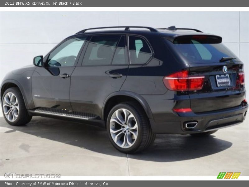 Jet Black / Black 2012 BMW X5 xDrive50i