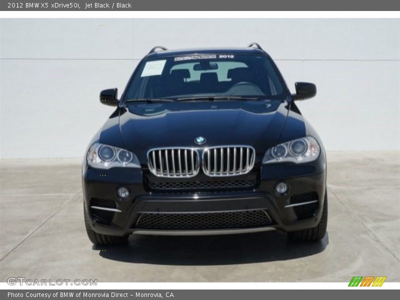 Jet Black / Black 2012 BMW X5 xDrive50i