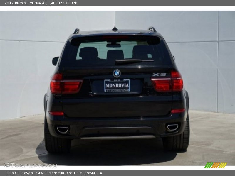 Jet Black / Black 2012 BMW X5 xDrive50i