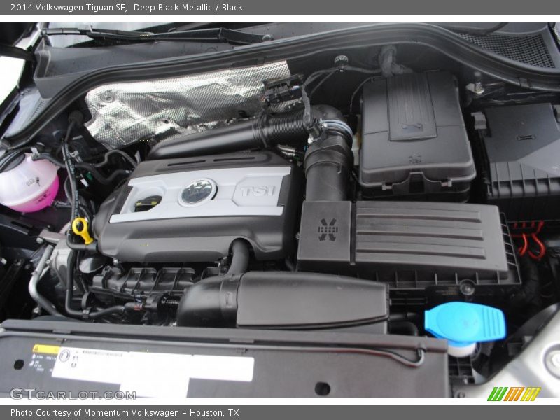 Deep Black Metallic / Black 2014 Volkswagen Tiguan SE