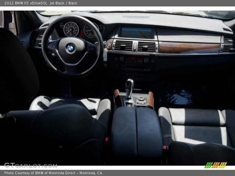 Jet Black / Black 2012 BMW X5 xDrive50i