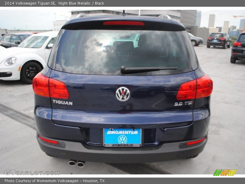 Night Blue Metallic / Black 2014 Volkswagen Tiguan SE