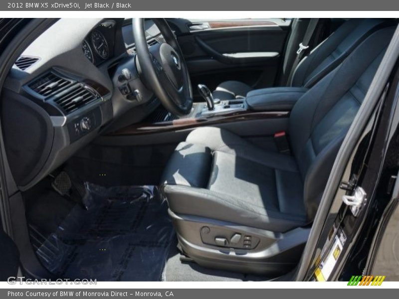 Jet Black / Black 2012 BMW X5 xDrive50i