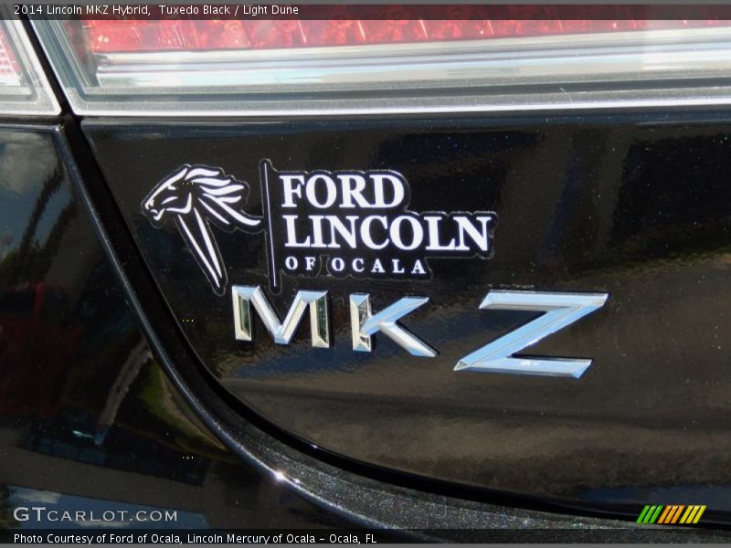 Tuxedo Black / Light Dune 2014 Lincoln MKZ Hybrid