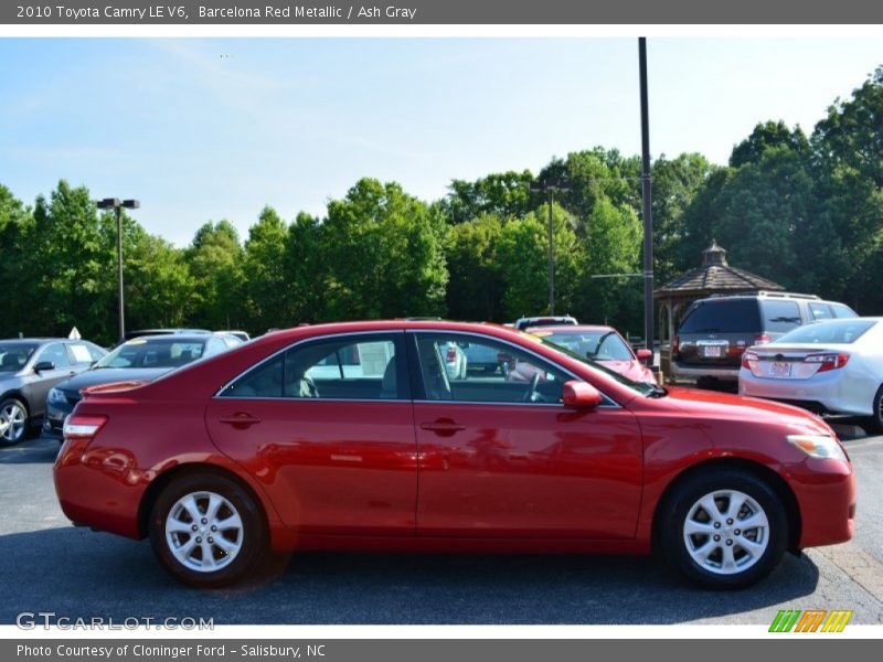 Barcelona Red Metallic / Ash Gray 2010 Toyota Camry LE V6
