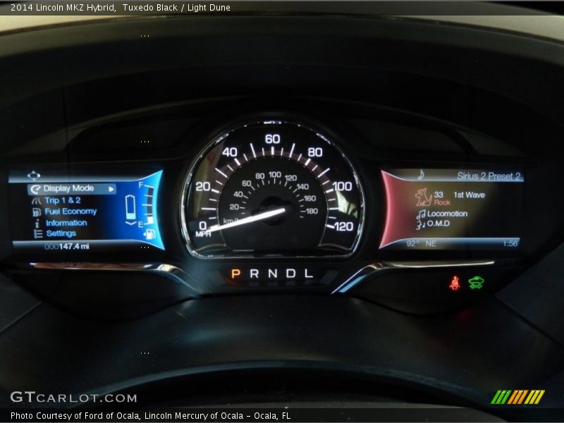 Tuxedo Black / Light Dune 2014 Lincoln MKZ Hybrid