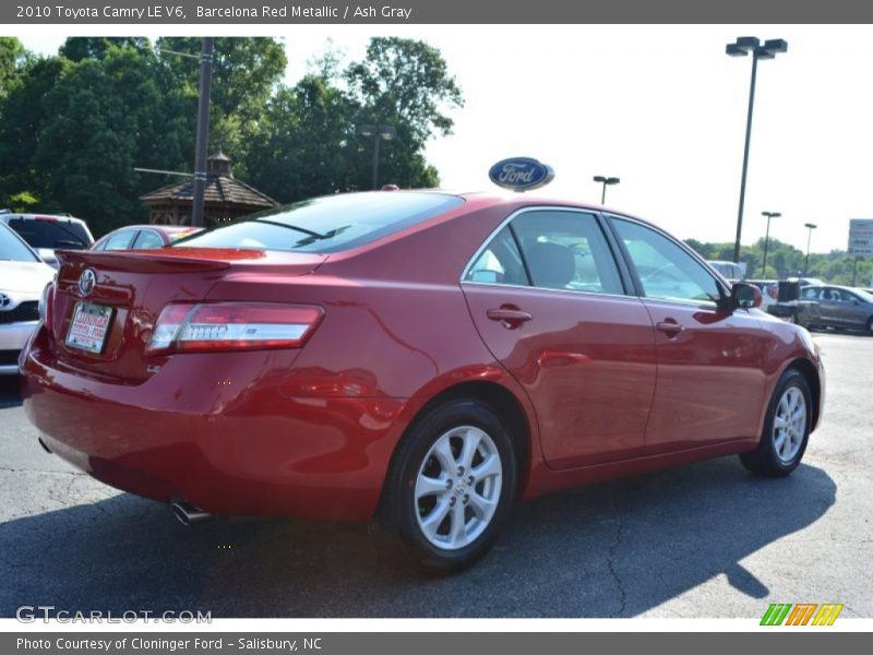 Barcelona Red Metallic / Ash Gray 2010 Toyota Camry LE V6