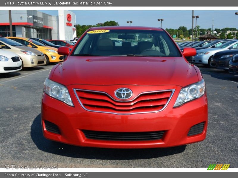 Barcelona Red Metallic / Ash Gray 2010 Toyota Camry LE V6