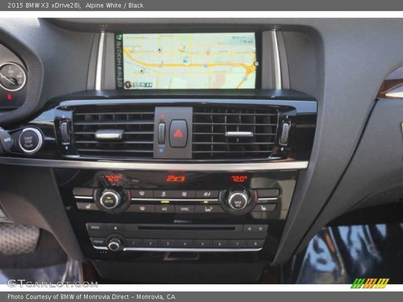 Alpine White / Black 2015 BMW X3 xDrive28i