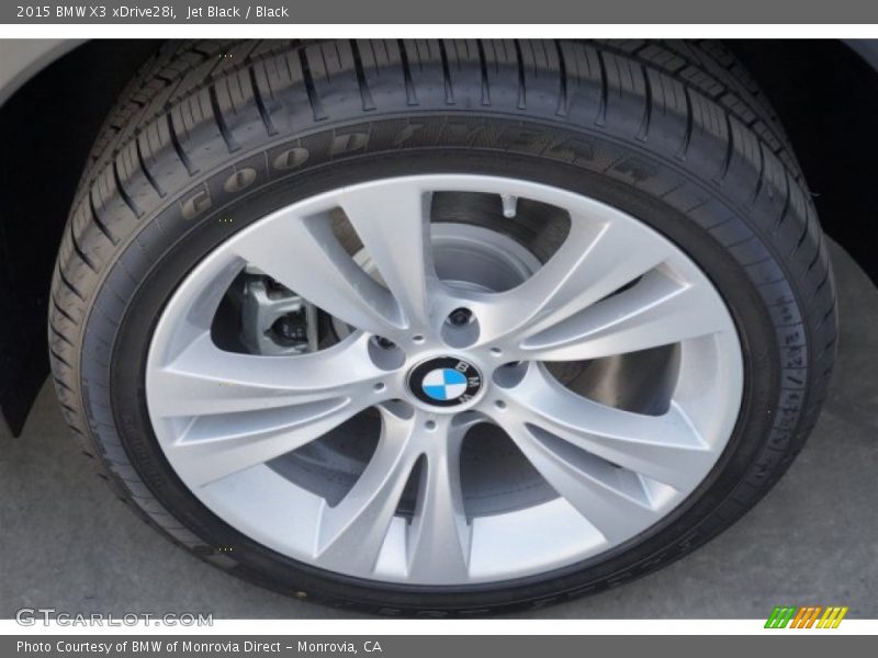 Jet Black / Black 2015 BMW X3 xDrive28i