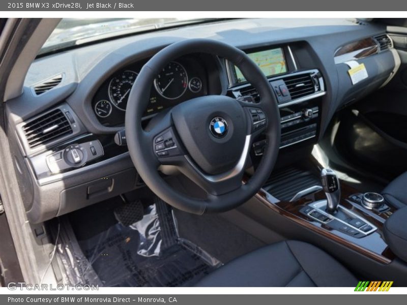 Jet Black / Black 2015 BMW X3 xDrive28i