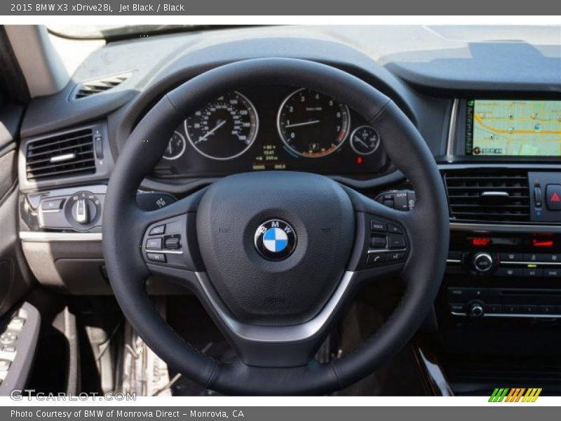 Jet Black / Black 2015 BMW X3 xDrive28i