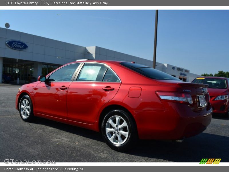 Barcelona Red Metallic / Ash Gray 2010 Toyota Camry LE V6