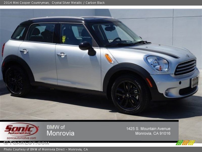 Crystal Silver Metallic / Carbon Black 2014 Mini Cooper Countryman
