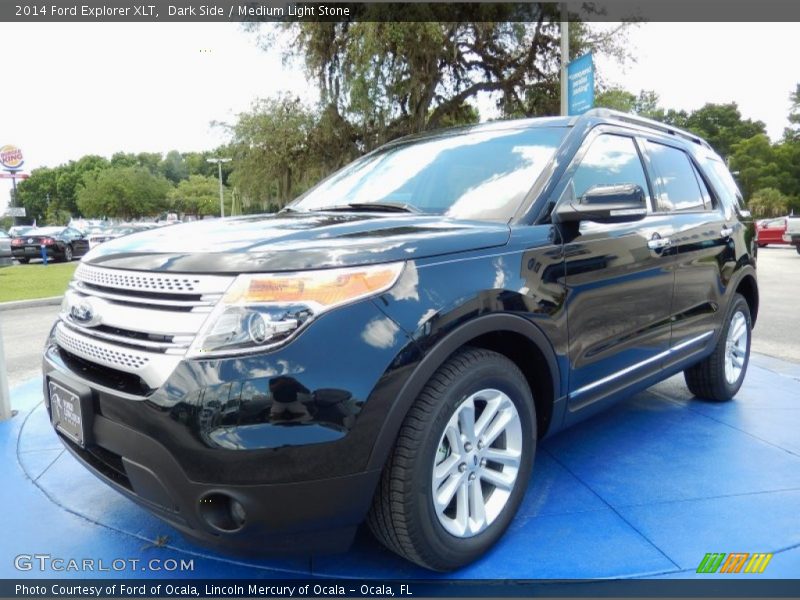 Dark Side / Medium Light Stone 2014 Ford Explorer XLT