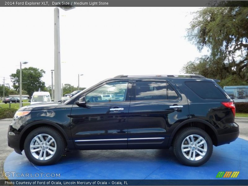 Dark Side / Medium Light Stone 2014 Ford Explorer XLT