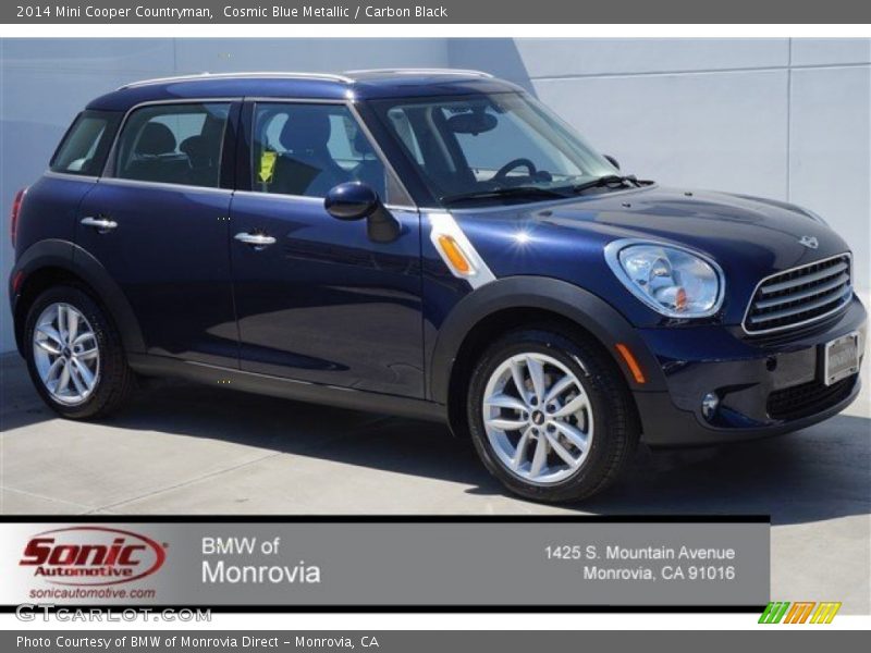 Cosmic Blue Metallic / Carbon Black 2014 Mini Cooper Countryman