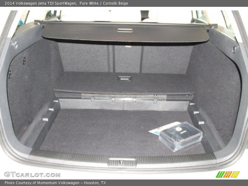 Pure White / Cornsilk Beige 2014 Volkswagen Jetta TDI SportWagen