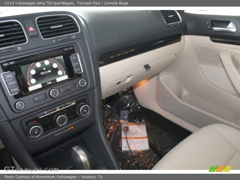 Tornado Red / Cornsilk Beige 2014 Volkswagen Jetta TDI SportWagen