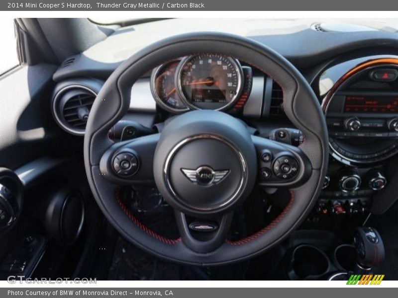 Thunder Gray Metallic / Carbon Black 2014 Mini Cooper S Hardtop