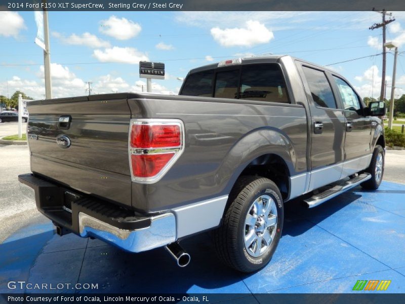 Sterling Grey / Steel Grey 2014 Ford F150 XLT SuperCrew